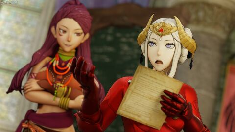 2girls 3d accessory arm_tattoo armband bare_arms bare_midriff blurry_background braid breasts brown_eyes chalkboard crossed_arms dark-skinned_female dark_skin defeated depth_of_field diplomacy dochaunt24 duo edelgard_von_hresvelg evil_grin evil_smile expressionless facial_tattoo female female_only femdom femsub fire_emblem fire_emblem:_three_houses gloves grin hands_up holding horns imminent_rape imminent_sex indoors light-skinned_female light_skin long_hair long_sleeves looking_back medium_breasts midriff multiple_females multiple_girls nintendo open_mouth paper petra_macneary ponytail post-timeskip purple_eyes purple_hair queen royalty short_hair sidelocks slave sleeveless small_breasts smile solo_focus stomach talking textless_version treaty unaware upper_body white_hair window yuri