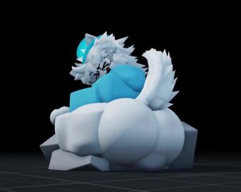 animated animation ass big_ass facesitting glasses notedota roblox robloxian sitting_on_face sitting_on_person tagme tail video