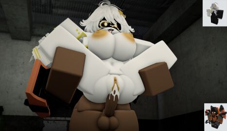 3d anthro areolae balls big_ass big_balls big_breasts big_penis breasts carrying carrying_partner cum cum_in_pussy cum_inside cyn_(murder_drones) eradicator_(disambiguation)_(tdx) eradicator_mk_i_combat_(tdx) full_nelson futa_with_female futadom futanari leg_grab legs legs_apart legs_up murder_drones ninjashyper2 nipples nude penis public public_sex pussy reference_image reverse_stand_and_carry_position roblox roblox_avatar robloxian self_upload standing standing_full_nelson standing_sex thighs tongue tongue_out tower_defense_x