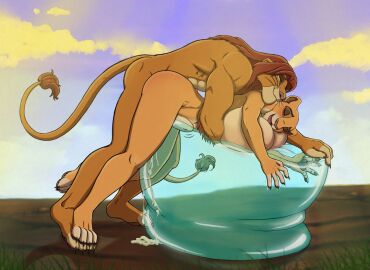 4_toes 5_fingers anthro ass athletic athletic_anthro athletic_male big_breasts bodily_fluids breasts cum daughter_(lore) digital_media_(artwork) disney duo ejaculation erection father_(lore) father_and_child_(lore) father_and_daughter father_and_daughter_(lore) father_penetrating_daughter feet felid female fingers from_behind_position fur genital_fluids hair huge_breasts incest_(lore) inflatable inflatable_toy kiara kiara_(the_lion_king) lion looking_back looking_pleasured male male/female male_penetrating mammal mrkatman nude open_mouth oral orgasm outside pantherine parent_(lore) parent_and_child_(lore) parent_and_daughter_(lore) penetration penile penile_penetration penis pussy sex simba simba_(the_lion_king) simple_background sitting smile stomach_bulge tail the_lion_king toes tongue tongue_out vaginal_penetration