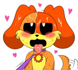 anthro anthro_on_anthro anthro_only canine critters_(poppy_playtime) dogday dogday_(poppy_playtime) doggy domestic_dog furry_only no_humans orange_fur orange_skin poppy_playtime poppy_playtime_(chapter_3) sex smiling_critters solo tagme