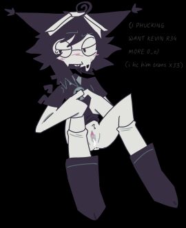 after_sex anthro awkward b24 black_hair blush cum cum_in_pussy cum_inside cuntboy engeliszilly fundamental_paper_education intersex kevin_(fundamental_paper_education) nerd pussy solo sweat white_skin