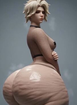 3d ai_generated bbw behind_view blonde-haired_female blonde_female blonde_hair bored_expression extreme_cellulite fishnets hyper hyper_ass hyper_butt latex mature_female mercy messy_hair messygirls milf nipple_tape obese overwatch overwatch_2 presenting presenting_hindquarters shaking shaking_ass shaking_butt shiny_skin sweat sweatdrop sweaty sweaty_ass sweaty_body tagme thong twerking video
