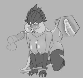 1girls all_fours big_breasts breasts cum cum_in_pussy cum_in_uterus cum_inside cum_on_face cum_on_tongue disembodied_penis dubious_consent european_mythology facial female goddess hair_pull hi-rez_studios huge_breasts line_art male maledom meat-crunchy mythology nox_(smite) penis pussy restrained ripped_clothing ripped_stockings roman_mythology sex smite stockings thick_thighs vaginal_penetration vaginal_sex wide_hips x-ray