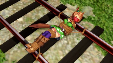 1girls 3d bondage female gag imminent_death over_the_nose_gag solo taiki_shuttle_(umamusume) umamusume y0z0ra