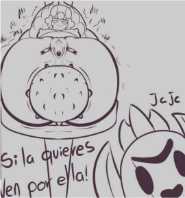 anal brawl_stars breasts comic cum cum_inside dark_lord_spike female gaping_anus legs_up meg_(brawl_stars) no_color nude nude_female open_pussy pussy sfcompany1e_(artist) spike_(brawl_stars) spiked_ball spiked_ball_in_ass spread_anus stretched_anus