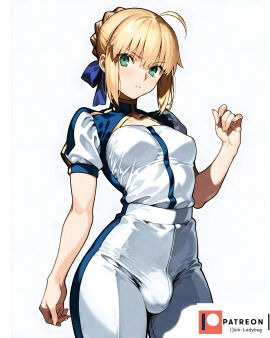 ai_generated bulge fate_(series) futanari penis saber