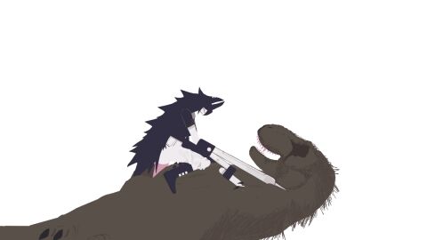 animated fundamental_paper_education gif jurassic_park jurassic_park_(franchise) miss_circle_(fundamental_paper_education) sticknodes tagme tyrannosaurus_rex what zoophilia