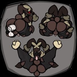 absurd_res anal anal_sex anthro ass balls big_ass big_balls big_butt big_penis bubble_ass clothing disembodied_penis duo female femboy game_freak generation_4_pokemon genitals hi_res leggings legwear looking_back lopunny male male_lopunny nintendo penetration penile penile_penetration penis penis_in_ass pillow_shading pokemon pokemon_(species) red_eyes scut_tail short_tail tail thfooxxir torn_clothing