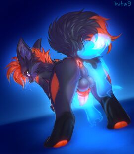 2024 animal_genitalia animal_penis anthro anthro_on_anthro anus ass ass_grab ass_up balls bent_over black_body black_fur butt_grab canid canine canine_genitalia canine_penis canis chibi cute_fangs digital_media_(artwork) disembodied_hand disembodied_penis duo erection fangs fluffy fluffy_tail force_(character) fox fur genitals ghost_hands hand_on_ass hand_on_butt handjob hi_res hita9 hybrid imminent_anal imminent_sex knot looking_at_viewer looking_back looking_back_at_viewer male male/male mammal nude orange_body orange_fur penile penis perineum presenting presenting_hindquarters raised_tail rear_view sex signature smile solo_focus tail teeth translucent translucent_penis whiskers wolf