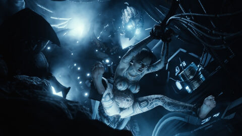 1boy 1girls 1monster 3d alien alien/human anal anal_sex areolae ass bare_arms bare_legs bare_shoulders barefoot big_bulge big_penis bioware black_hair blender body_tattoo bondage breasts cable captured completely_naked completely_nude corruption cybernetic_eye cybernetic_penis cyborg defeated device domination duo feet feet_apart female female_human female_human/male_monster female_penetrated from_behind full_body_tattoo genitals glowing_eyes hairy_pussy hourglass_figure human_female indoors inside interspecies jack_(mass_effect) legs legs_apart light-skinned_female light_skin lipstick male male/female mass_effect mass_effect_3 mechanical_arm mechanical_fixation mechanical_penis medium_breasts monster monster_rape naked naked_female nipples no_balls nude nude_female orgasm_factory penile penile_penetration penis penis_in_ass ponytail pregnant pregnant_female pubic_hair pussy raped_by_monster reaper_(mass_effect) resisting restrained restrained_feet restrained_wrists robot sci-fi sex shackled shackled_ankles shackled_wrists shaved_sides short_hair side_shave size_difference skinny skull_head small_breasts soles spread_legs straight taken_from_behind tattoo tattoos thighs tight_fit toes turian visible_pussy xenophilia zmsfm