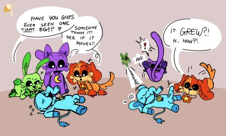 1girls 2d 3boys anthro anthro_on_anthro anthro_only bubba_bubbaphant bunny canine cat catnap catnap_(poppy_playtime) critters_(poppy_playtime) cyan_body cyan_fur cyan_skin dog dogday dogday_(poppy_playtime) doggy domestic_cat domestic_dog domestic_rabbit elephant feline female furry_only green_body green_fur green_skin hoppy_hopscotch hoppy_hopscotch_(poppy_playtime) lemonydr0ps male no_humans orange_fur orange_skin poppy_playtime poppy_playtime_(chapter_3) purple_fur purple_skin rabbit sex smiling_critters tagme trunk trunk_(anatomy)