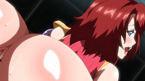 1boy 1girls animated blue_eyes breasts cowgirl cowgirl_position female haru_(oide_yo!_mizuryuu-kei_land) hi_res huge_ass huge_breasts male mizuryuu_kei moaning oide_yo!_mizuryuu-kei_land penetration penis ponytail prostitution pussy red_hair sex t-rex_(animation_studio) vaginal_penetration vaginal_sex