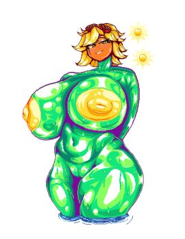 1female 1girls abs bare_breasts bare_pussy blonde_hair breasts completely_nude completely_nude_female female female_focus female_only green_skin huge_areolae huge_breasts jeams_sdx naked naked_female nude nude_female pixel_art plant plant_girl plant_humanoid plants_vs._zombies plants_vs_zombies plants_vs_zombies:_heroes pussy pvz pvz_heroes solar_flare_(peargor) solar_flare_(pvz) solo solo_female solo_focus sunflower_(pvz) wide_hips wplace yellow_hair