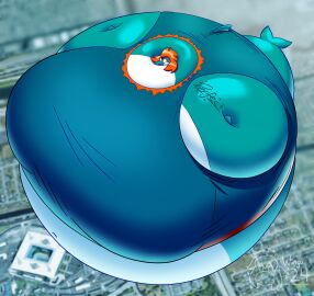 balloon_inflation big_breasts breasts female inflation spherical_inflation thick_thighs wide_hips wolforb2000