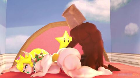 1boy 1girls 3d 3d_animation all_fours animated areolae ass balls big_ass big_breasts bowsette breasts countersfm crown dark-skinned_male dark_skin doggy_style female green_lipstick horns indoors interracial jiggle jiggling_ass lecheryamoreva light-skinned_female light_skin lipstick male mario_(series) moaning moaning_in_pleasure muscular muscular_male nipples nude nude_female nude_male paper_bag penis sex shell sound spiked_shell straight straight_sex super_crown thick_thighs video voice_acted wide_hips