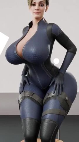 1girls ai_generated alternate_version_available animated aqua_eyes biohazard blonde blonde_female blonde_hair blonde_hair_female bouncing_ass bouncing_breasts cameltoe capcom cleavage curvy erect_nipples female gigantic_breasts grok huge_areolae huge_ass jill_valentine jill_valentine_(blonde) nai_diffusion no_sound puffy_nipples realistic resident_evil stable_diffusion thick_lips trijolo3d video voluptuous wide_hips yellow_hair