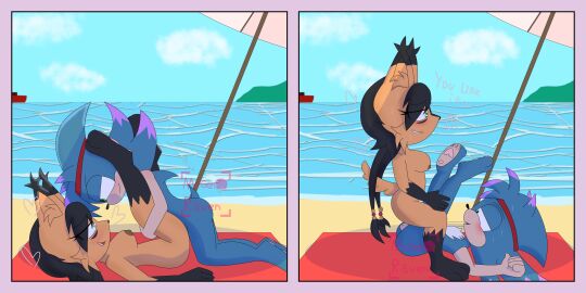 anthro archie_comics areola big_penis blue_body blush breasts brown_body canid canine canis comic consent creature cum digital duo fan_character felid feline female fur genitals green_eyes hedgehog inside legs lynx male male/female mammal mrgenoraven naked nicole_the_lynx nipples nude oc penetrated penetrating penetration penile penis pussy sega sex smile sonic_(series) sonic_the_hedgehog_(archie) sonic_the_hedgehog_(comics) sonic_the_hedgehog_(idw) sonic_the_hedgehog_(series) spread spreading sweat sweatdrop tagme_(artist) thighs vaginal_penetration wildbrain