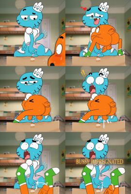 !! 2boys after_sex anal anal_sex animal_genitalia animal_penis ardidon ass backsack balls ballsack blue_body blue_fur blue_skin blush brother brothers bussy cartoon_network clothed clothing crossdressing cum cum_in_ass cum_in_pussy cum_inside cum_string cumdrip darwin_watterson dress edit ejaculation feline female femboy fish furry gay gay_anal gay_sex girly gumball_watterson gumballoopseggwobbleunderpants_(tawog) heart hi_res highres humping incest inviting inviting_to_sex looking_at_viewer looking_back male male_impregnation male_only mammal marine orange_skin panties panties_aside penis pink_panties presenting pulling_panties pussy sex shocked shocked_expression shoes shoes_only siblings sitting sitting_on_box smooth_skin sneakers sweat tail the_amazing_world_of_gumball trap twink voluptuous wedding_dress white_dress yaoi