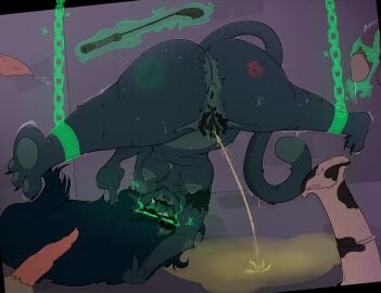 3_toes 4_fingers animal_genitalia animal_penis anthro anus areola armpit_hair ass balls bedroom_eyes belly big_ass big_butt bodily_fluids body_hair bondage bound breasts brick cc0 cervine_genitalia cervine_penis chained chained_up chains chest_tuft creative_commons crotch_tuft disembodied_hand domestic_cat double_middle_finger dripping equine_genitalia equine_penis eye_mist eyeliner faceless_character faceless_male feet felid feline felis female fingers forked_tongue genital_fluids genitals gesture glowing glowing_eyes green_sclera group hair half-closed_eyes hand_gesture heart_symbol hi_res humanoid_genitalia humanoid_penis imminent_gangbang imminent_group_sex imminent_sex lactating leaking_precum long_hair long_tail maeworl magic_user magical_bondage makeup male mammal middle_finger milk motion_lines mull_(maeworl) multicolored_body musk musk_clouds narrowed_eyes notched_ear occult_symbol open_mouth peeing penis pentagram precum precum_drip pussy restraints riding_crop running_makeup saliva seductive shackled simple_background slightly_chubby smug smug_face snaggle_tooth solo_focus spread_legs spreading sweat sweaty_ass sweaty_butt symbol tail telekinesis telekinetic_sex toes tongue tuft upside-down urine urine_on_ground urine_on_self urine_pool urine_stream vaginal_fluids watersports whip whip_mark whip_mark_on_butt whipping_butt witch