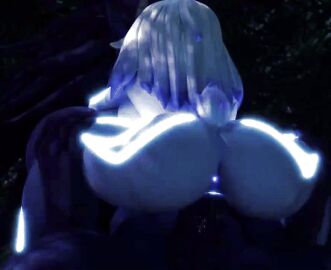 1boy 1girls 3d animated ass dividebyzero female female_on_top furry gif kindred lamb_(league_of_legends) league_of_legends male male/female male_on_bottom muscular muscular_arms muscular_male penetration penis pussy vagina vaginal_sex wolf_(league_of_legends)