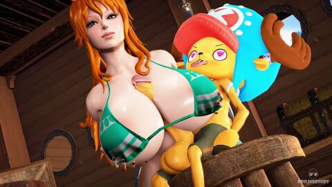 animated blowjob cum cum_in_mouth deal enormous_ass enormous_boobs erection handjob honey_select huge_boobs huge_cock krillinresort nami_(one_piece) one_piece paizuri sound tagme thicc thick_thighs tony_tony_chopper video
