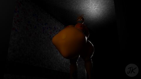 ass big_areola big_ass big_belly big_breasts big_butt big_nipples breasts female fishnet_stockings fishnets five_nights_at_freddy's five_nights_at_freddy's_2 glowing_eyes high_heels huge_nipples jackiller open open_mouth smile smiling_at_viewer struggling_prey struggling_to_get_out teeth_visible thick thick_ass thick_thighs toy_chica_(cyanu) toy_chica_(fnaf) vore vore_belly yellow_body yellow_breasts