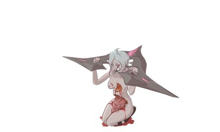 1girls gore guro league_of_legends organs ripped