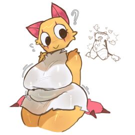 2024 :> absurd_res anthro balls bbw big_breasts black_eyes blueballs breasts chibi chibi_inset chubby chubby_female cock_and_ball_torture cock_and_balls_torture cute dandy's_world dress drooling duo feline female goob_(dandy's_world) hi_res horny horny_male incest irougaki male orgasm_denial penis roblox roblox_game scraps_(dandy's_world) sitting smile thick_thighs