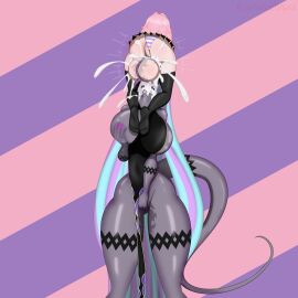 astolfo_(fate) balls ballsurfing big_balls big_penis blue_hair breasts clothed clothed_sex crossdressing cum cum_in_mouth cum_inside cumming deepthroat erection excessive_cum face_mounting fate_(series) female femboy femboy_on_female hung_trap ibuki_douji_(fate) kawaiiredpandas large_breasts larger_female licking_balls long_hair long_tongue male multicolored_hair non-human oral_sex panties panties_aside penis pink_hair pussy pussy_juice saliva saliva_on_balls size_difference skirt smaller_male standing striped_panties suspended_fellatio sword_swallowing_position tail thighhighs tongue tongue_out_blowjob tongue_wrap tongue_wrapped_around_balls trap