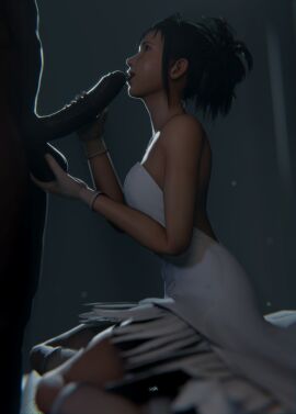 1boy 1girls 3d balls bride caressing_balls caressing_testicles cheating cheating_on_wedding_day clothed_female_nude_male crunchypachy cuckold dark-skinned_male dark_skin female final_fantasy final_fantasy_x gloves heterochromia imminent_oral interracial large_penis male netorare ntr partial_male penis queen_of_spades side_view testicles tiara tied_hair wedding_dress yuna