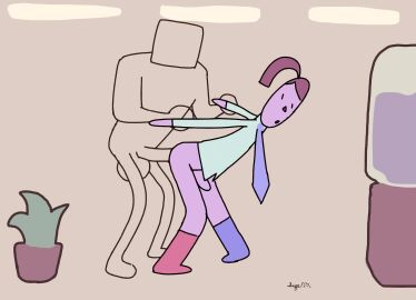 1boy 1futa animated areolae balls belly belly_bulge belly_button clothed clothed_sex clothing cum cum_drip cum_dripping cum_in_ass cum_inside cum_through_clothes cumflation digital_media_(artwork) drooling faceless_male foreskin futa/male futanari intersex male_is_bigger male_on_futa music nipples oogabutt penis phone ponytail purple_skin ripped_clothing ripping_clothing sound stomach_bulge sweat sweatdrop sweating sweaty sweaty_body tagme tie trans_woman transgender uncircumcised video
