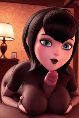 1girls ai_generated bedroom big_breasts big_penis blunt_bangs breasts dark-skinned_male female horny horny_female hotel_transylvania hourglass_figure huge_breasts indoors interracial large_breasts light-skinned_female male mature mature_female mavis_dracula naughty_face paizuri penis penis_between_breasts pov pov_eye_contact qos qos_tattoo tagme thick thick_ass thick_legs thick_thighs titjob veiny_penis video voluptuous voluptuous_female