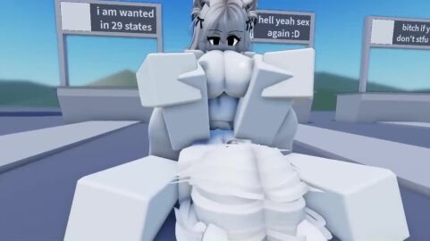 1femboy 1girls animated audible_creampie audible_ejaculation bouncing_breasts collar cum cum_in_pussy cum_inside femdom glowing_eyes kinlyrr legs_up original_character rate_my_avatar red_eyes riding_penis roblox robloxian sound tagme video white_hair white_skin