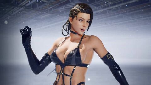 azucena_milagros_ortiz_castillo big_breasts breasts dark-skinned_female female huge_breasts latina namco peruvian_female solo_female solo_focus tekken tekken_8