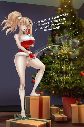1futa balls bare_shoulders better_version_at_source big_breasts blonde blonde_hair blue_eyes breasts censored censored_genitalia christmas christmas_clothing christmas_dress christmas_outfit cleavage danganronpa danganronpa:_trigger_happy_havoc dixieduckart dominant dominant_futa dress fingerless_gloves futa_focus futa_only futadom futanari gift hair_ornament holding holding_penis indoors intersex junko_enoshima kneehighs kneesocks large_breasts legs legwear mosaic_censoring mosaic_censorship nail_polish no_panties no_underwear peeing peeing_on_object peeing_on_tree penis pixiv_sample pubes pubic_hair short_dress solo solo_focus solo_futa standing standing_pee tagme testicles twintails urinating urinating_futa urination urine urine_splatter urine_stream watersports white_legwear