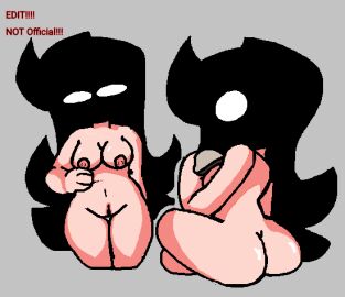 1girls 2d arcaned_roses ass black_hair breasts edit edited female female_only mystery_(roses_arcaned) naked_female nude nude_female pussy roses_arcaned solo vagina white_eyes