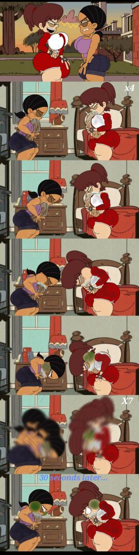 1futa 2futas autodeepthroat autofellatio autopaizuri cum cum_inside cum_vomit cumming dark-skinned_female dark-skinned_futa dark_skin erect_penis erection erection_under_clothes female full_comic futa_on_futa futanari intersex light-skinned_female light-skinned_futa light_skin lynn_loud milking nickelodeon penis rivalry rivals robin2024_(artist) ronnie_anne_santiago saliva saliva_drip saliva_on_penis the_casagrandes the_loud_house vomit vomit_on_cock vomit_on_penis vomit_on_self vomiting_cum vomiting_semen