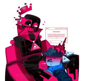 annihilation_(forsaken) blixer blowjob blue_skin claws elliot_(forsaken) forsaken_(roblox) friend_(forsaken) ha534076 heart john_doe_(forsaken) just_shapes_and_beats male male/male male_only official_alternate_costume penis penis_in_mouth pink_skin request roblox roblox_game robloxian sad_cube strawpage_request sweat tagme twitter_username watermark