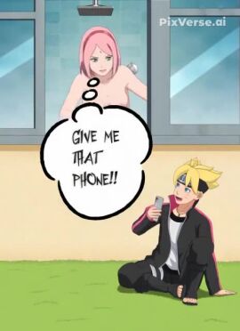 1girls ai_edit ai_enhanced ai_generated angry bathroom boruto:_naruto_next_generations breasts caught_in_the_act caught_naked embarrassed_nude_female female naruto naruto_shippuden pale_skin peeping_tom phone pink_hair pixverse.ai sakura_haruno small_breasts starcry tagme uzumaki_boruto video