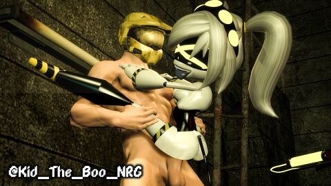 1boy 1girls 3d accurate_art_style female garry's_mod holding j_(murder_drones) kidtheboonrg leg_grab legs legs_up male male/female male/female1l murder_drones muscular muscular_male naked naked_female nude nude_female robot robot_girl robot_humanoid sharp_teeth size_difference smile standing standing_sex tongue tongue_out white_hair x_eyes