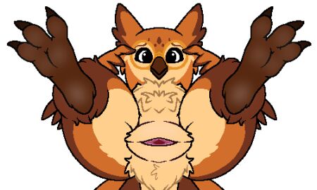 animal_genitalia ass avian bird brew_(video_game) butt_focus cloaca digital_media_(artwork) genitals horizontal_cloaca low_res lying male oekaki on_back owl pawprint.ing_(artwork) presenting sigmund_(brew) xenoyia