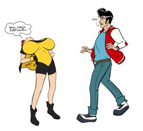 1girls audrey_page cosplay female golden_girl saburox tagme the_developing_adventures_of_golden_girl