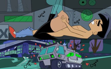 1boy 1girls car car_interior danny_fenton danny_phantom female female_on_top gloves grabbing_ass grabbing_from_behind half-dressed heart incest madeline_fenton male male/female milf mother mother_and_son older_female_and_younger_male partially_clothed_female pubic_hair pubic_hair_peek public public_sex reverse_cowgirl_position sketchintheshade straddling taboo tattoo thigh_boots thighs vehicle