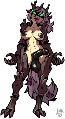 animal_genitalia animal_penis anthro areola atryl balls black_balls black_genitals black_penis breasts equid equine equine_genitalia equine_penis eye_mist fan_character fangs friendship_is_magic futa_only futanari genitals glowing glowing_eyes green_eyes hanging_balls hasbro hybrid intersex looking_at_viewer mammal mercury_shine my_little_pony nipples penis poney teeth timber_pony timberwolf_(mlp) tongue tongue_out