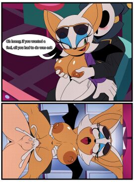 1boy 1girls anthro anthro_on_human anti_groove bat bat_girl big_breasts c_m_g_nsfw comic cum cum_in_pussy english english_text grabbing_breasts green_eyes human human_on_anthro rouge_the_bat shy_guy sonic_(series) sonic_the_hedgehog_(series) the_murder_of_sonic_the_hedgehog top_hat vaginal_penetration vaginal_sex