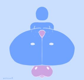 1boy 1girls animated anon ass assjob breasts default_profile female hot_dogging huge_ass male male/female no_nipples paizuri pfp profile_picture tagme zeraniumz