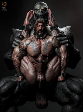 apocalypse_(x-men) chained_up conquered depressed enslaved erect_while_penetrated evil_eyes evil_smile evil_wins fanny_packing gay good_boy helpless_hero helpless_male hero_in_trouble lifted_by_another male male_only male_rape_victim manhandled marvel marvel_comics masculine_bottom masculine_man masculine_slave men_of_atlus no_consent_needed original_character restrained skull submissive_hero thor_(marvel) thor_(series) used_like_a_toy villain_on_hero whored_out