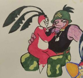 2boys alex_sableee breasts clothing color fat fat_male flipline_studios male male_only muscles muscular muscular_male no_genitals nude nude_male null onion papa_louie radish radley_madish_(papa_louie) sarge_(papa_louie) soldier video_game video_game_character video_game_franchise video_games villain