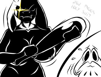 1boy 1girls 262_fucking_pages amphibian angry_face baseball_bat boobs caprine frog froggit froggit_(undertale) goat groomer large_breasts naked_female nipples scared shayy toriel undertale undertale_(series)